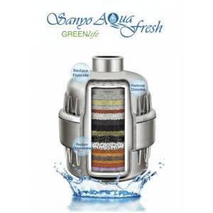 מסנן מקלחת Sanyo Aqua Fresh לעור ושיער בריאים