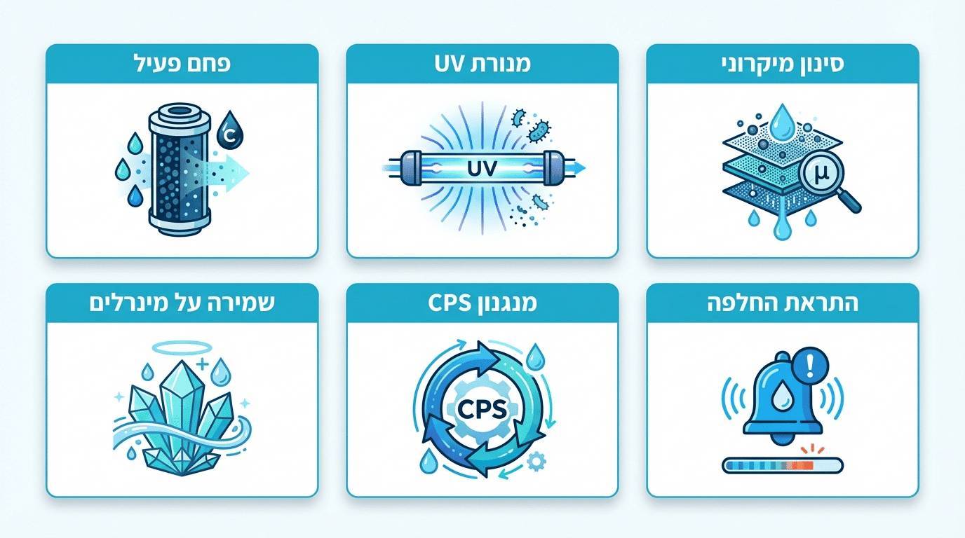 מה מערכת סינון צריכה לכלול כדי להיות אפקטיבית